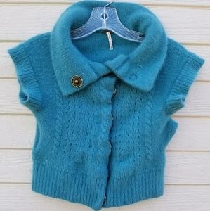 Free People Rare Lambswool oversized Cardigan, Sm